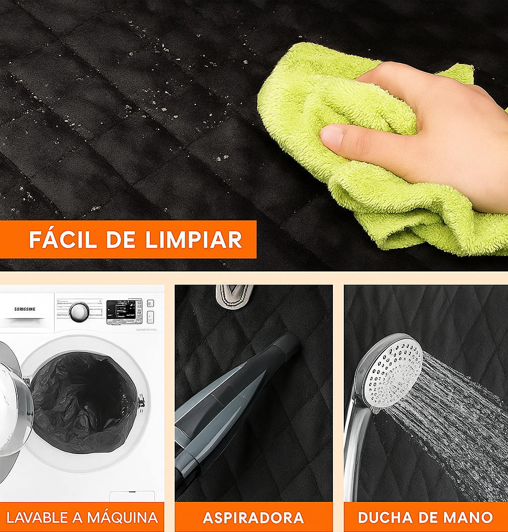 Protector de Asiento 4 en 1 para Mascotas | PawPal™ – Impermeable, Antideslizante y Lavable